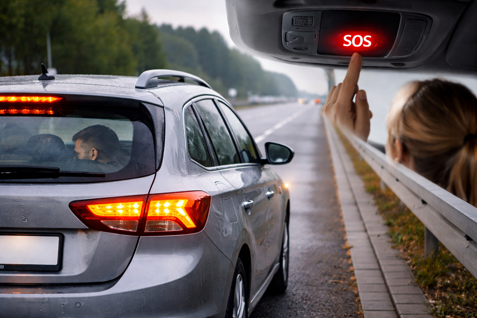 Czy pasażer może zatrzymać samochód w nagłej sytuacji?