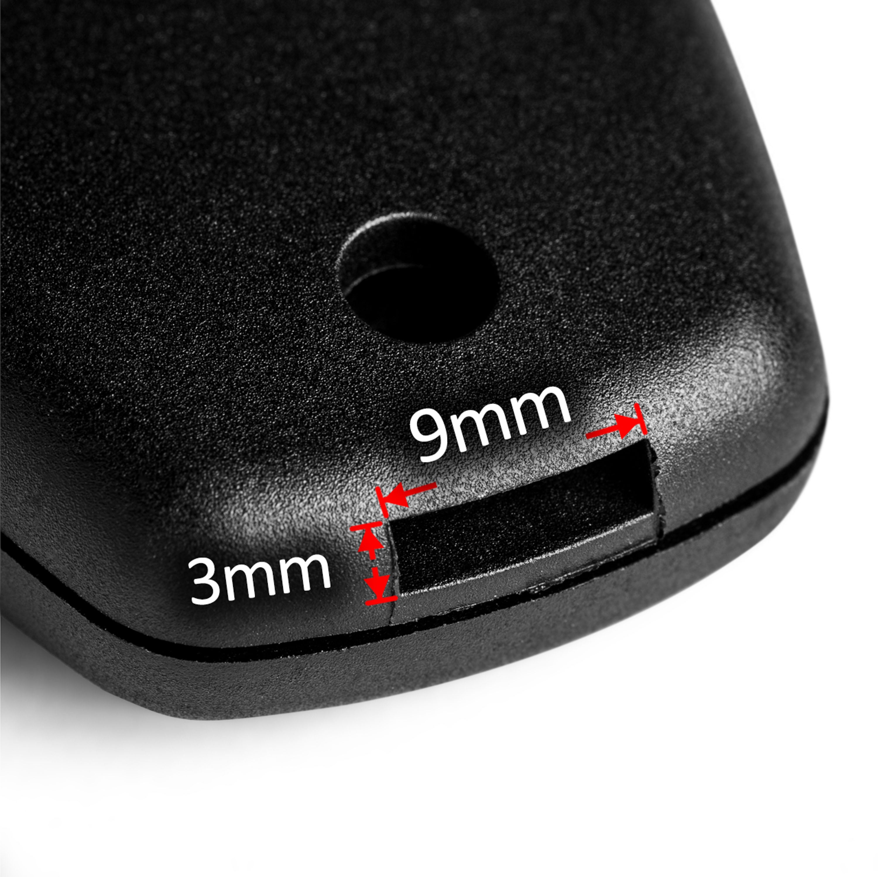 Obudowa kluczyka Renault / Dacia / Opel – 2 przyciski | bez grotu | 9×3 mm