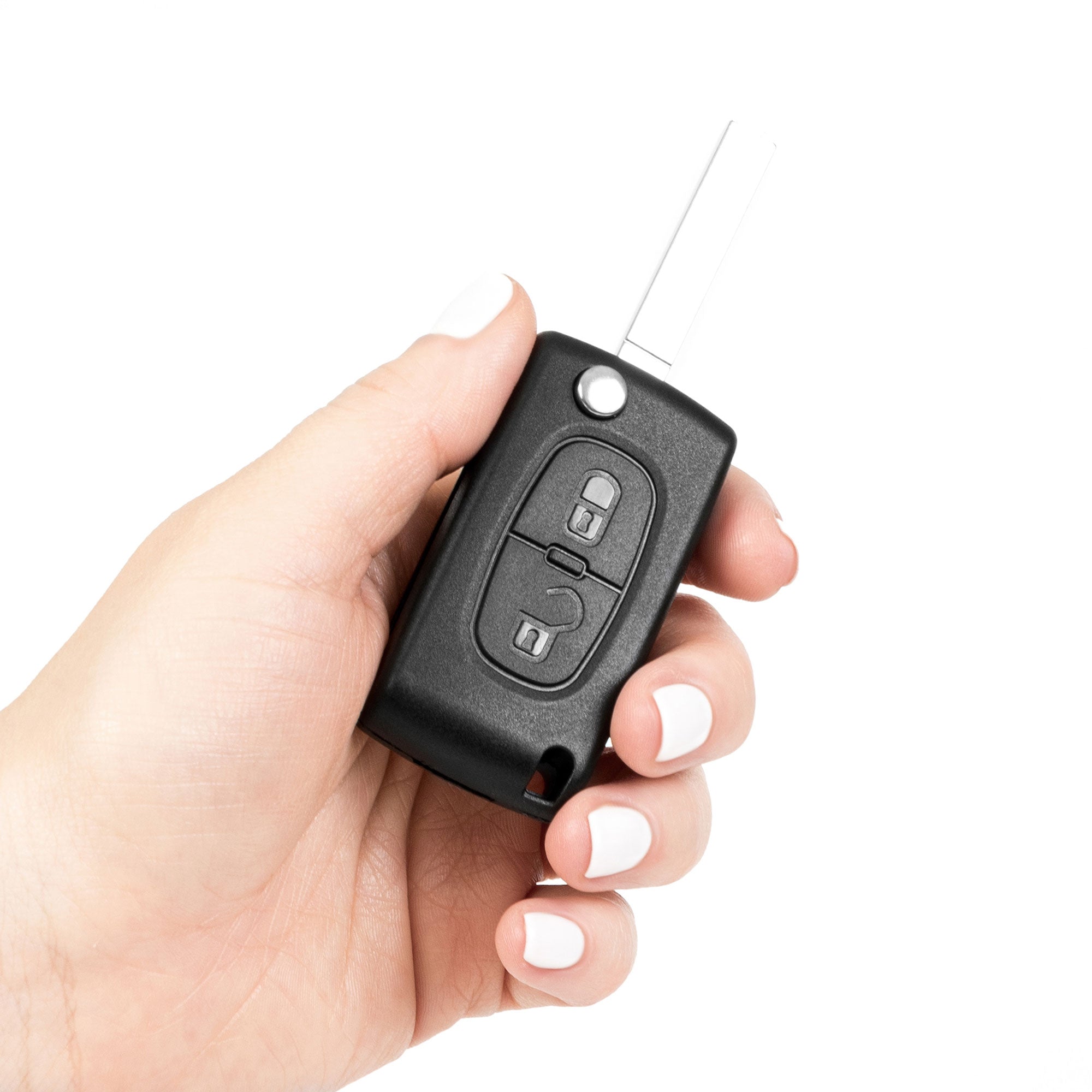 Obudowa kluczyka do Peugeot / Citroën – 2 przyciski (CE0536)