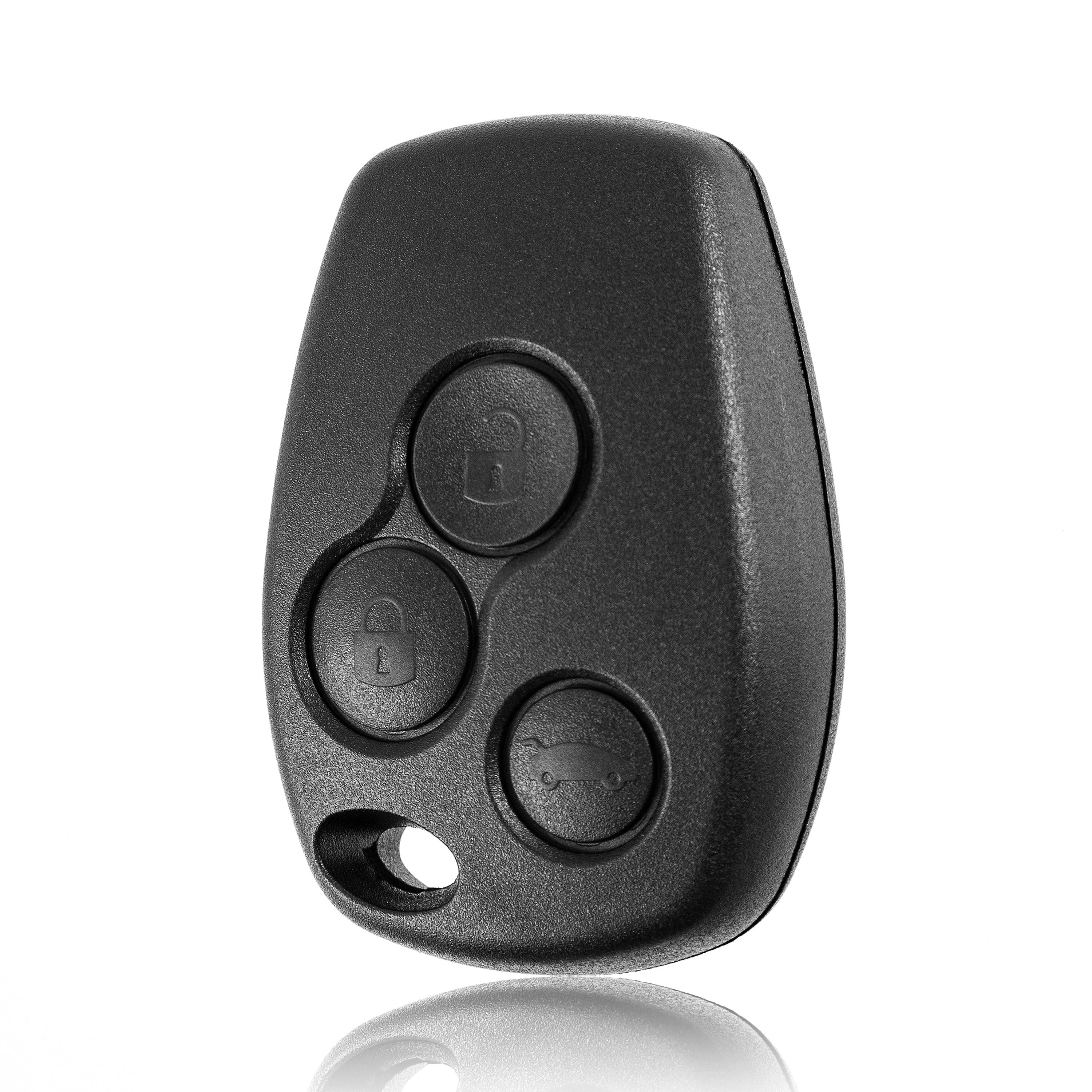 Obudowa kluczyka Renault / Dacia / Opel – 3 przyciski | bez grotu | 9,5 × 2,5 mm