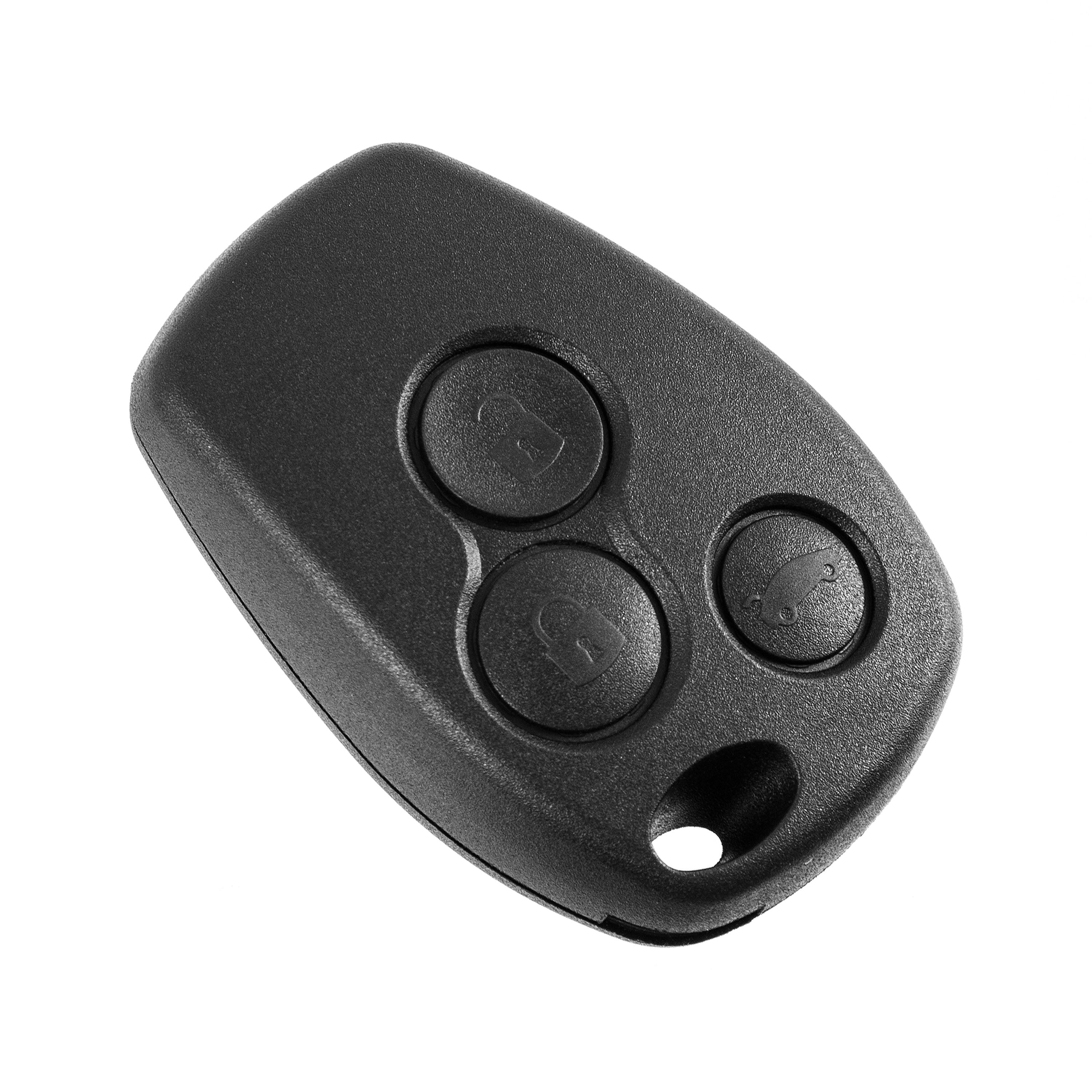 Obudowa kluczyka Renault / Dacia / Opel – 3 przyciski | bez grotu | 9,5 × 2,5 mm