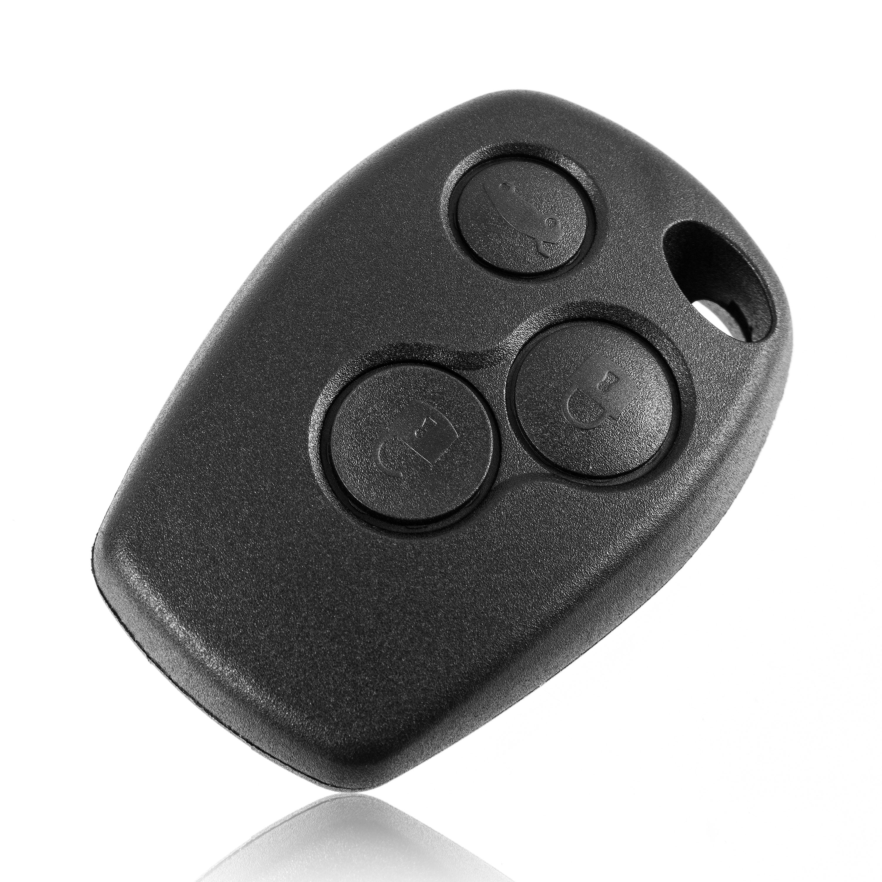 Obudowa kluczyka Renault / Dacia / Opel – 3 przyciski | bez grotu | 9 × 3 mm