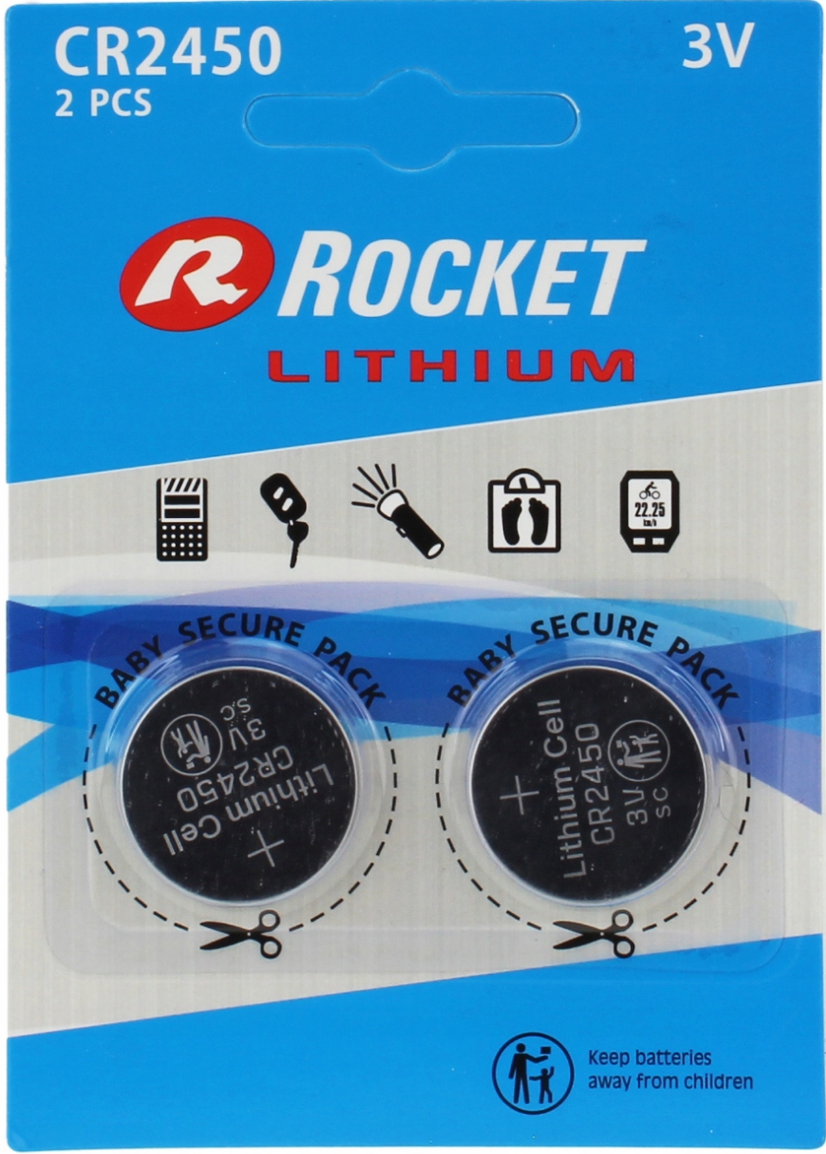 Bateria Litowa Guzikowa CR2450 2szt.