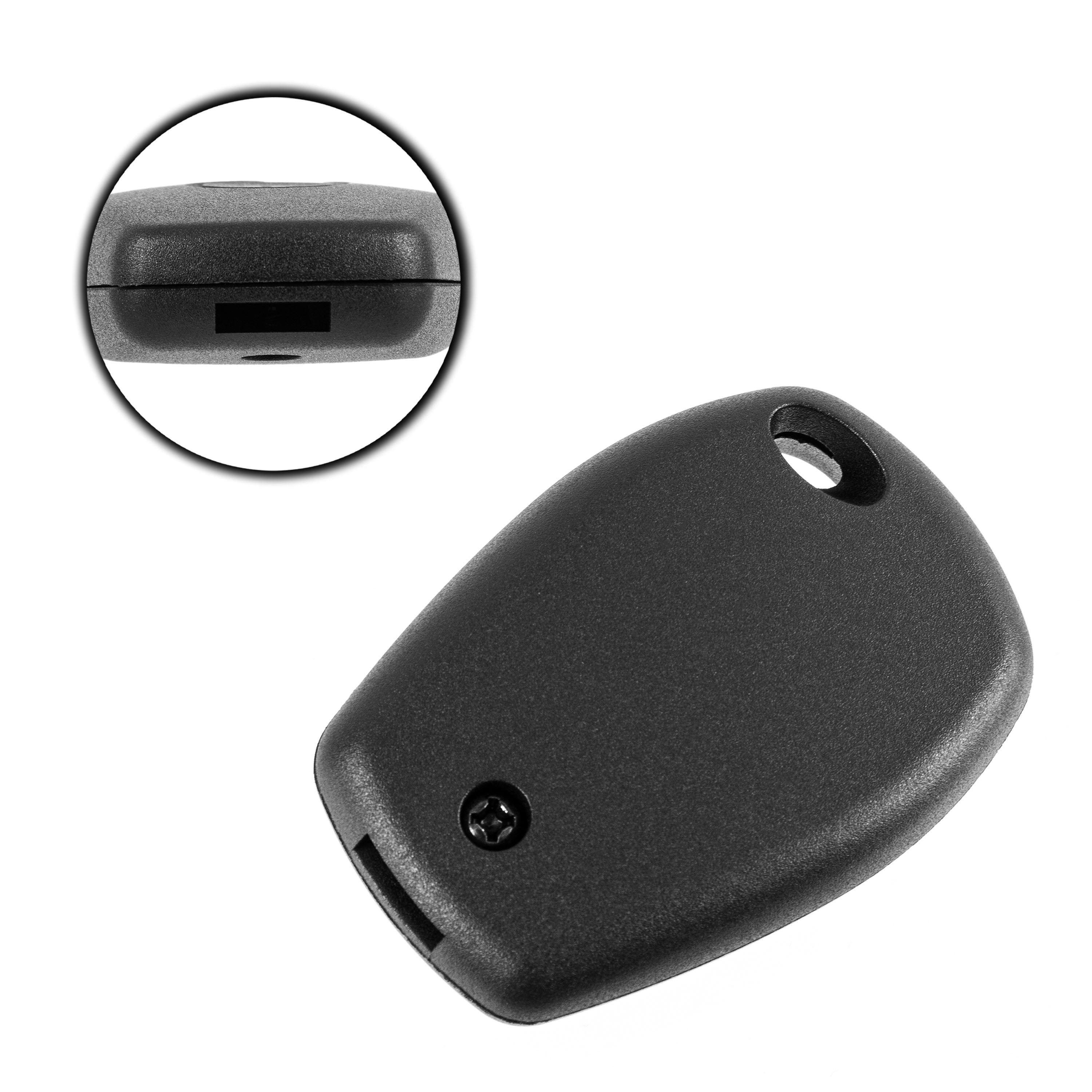 Obudowa kluczyka Renault / Dacia / Opel – 3 przyciski | bez grotu | 9,5 × 2,5 mm