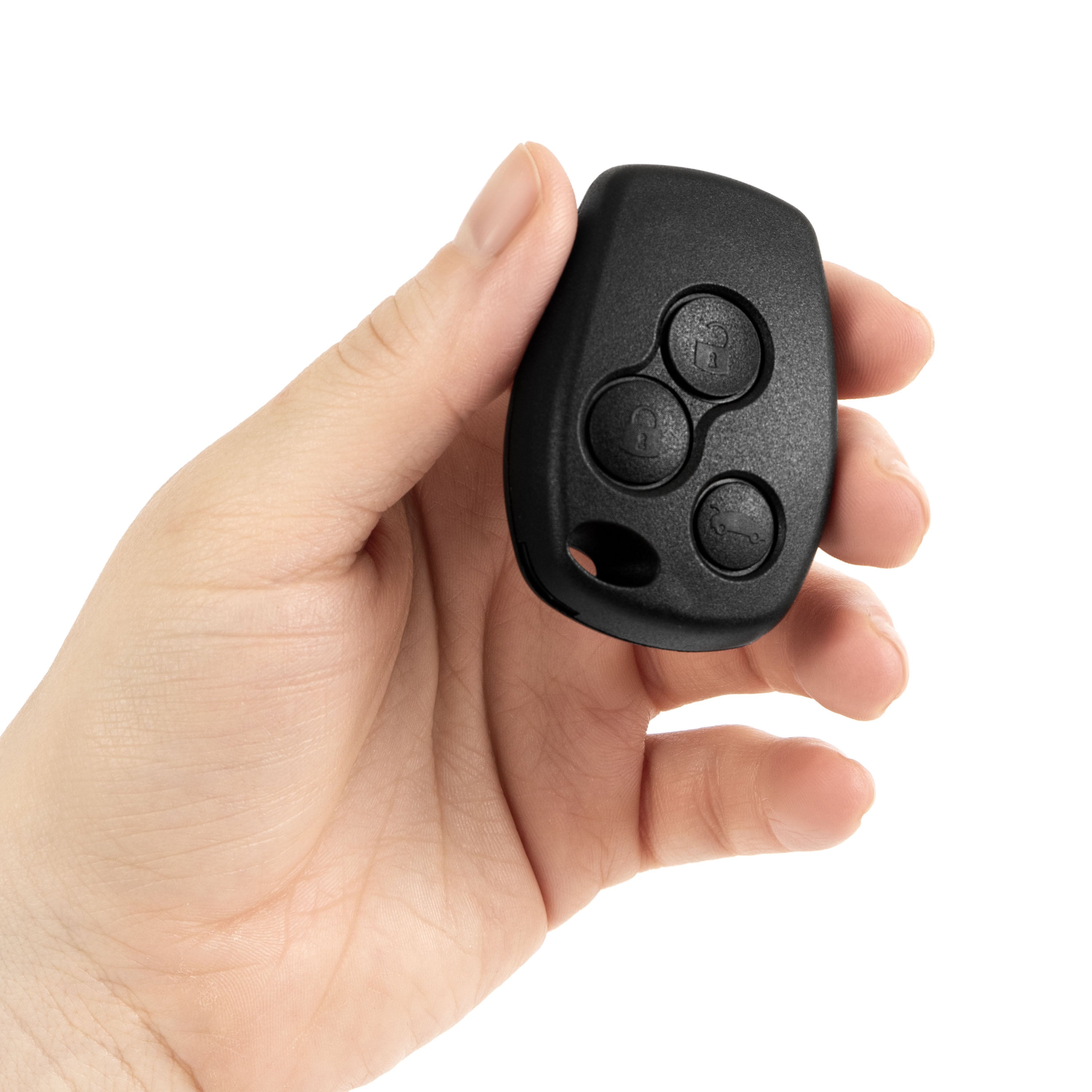 Obudowa kluczyka Renault / Dacia / Opel – 3 przyciski | bez grotu | 9,5 × 2,5 mm