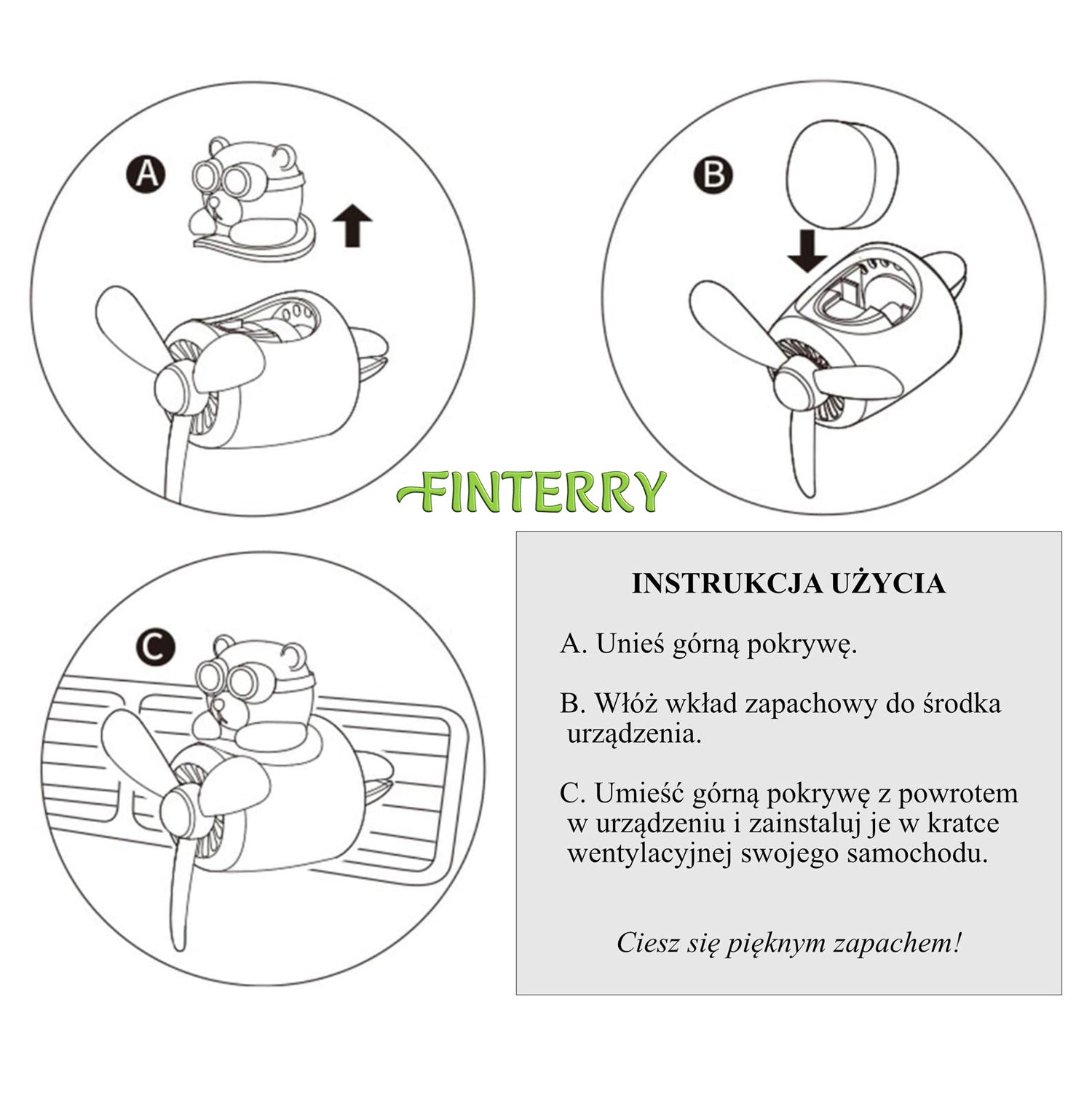 Katzenpilot-Auto-Lufterfrischer