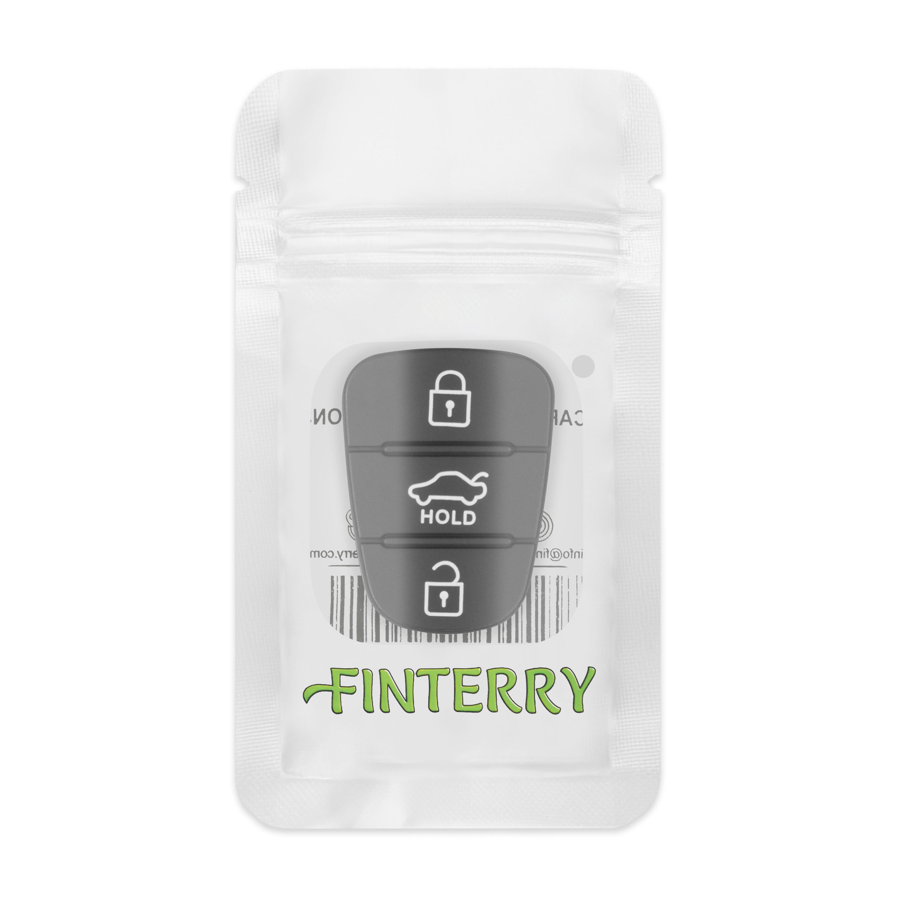 Gumka przycisków kluczyka Kia / Hyundai – 3 przyciski z napisem HOLD