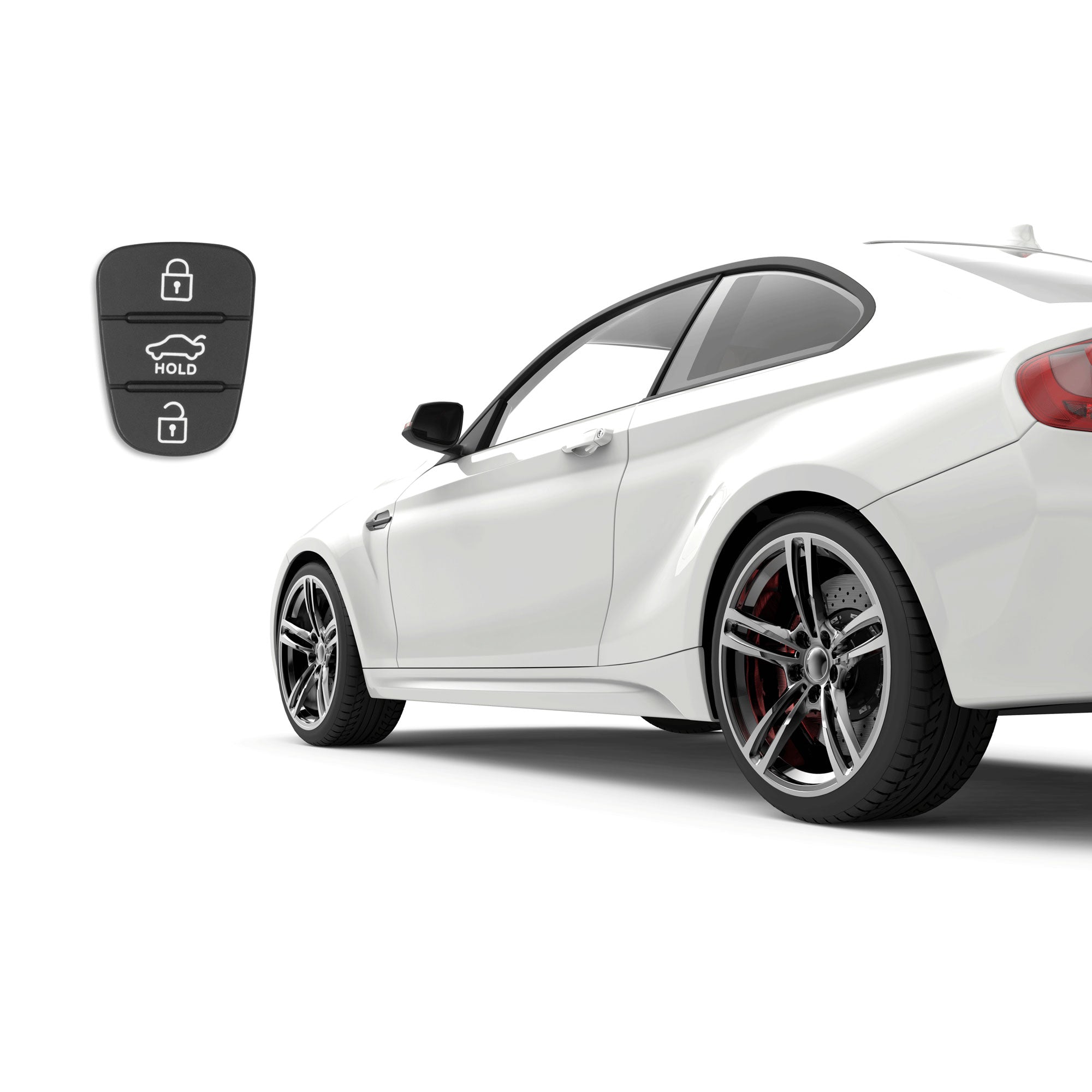 Gumka przycisków kluczyka Kia / Hyundai – 3 przyciski z napisem HOLD