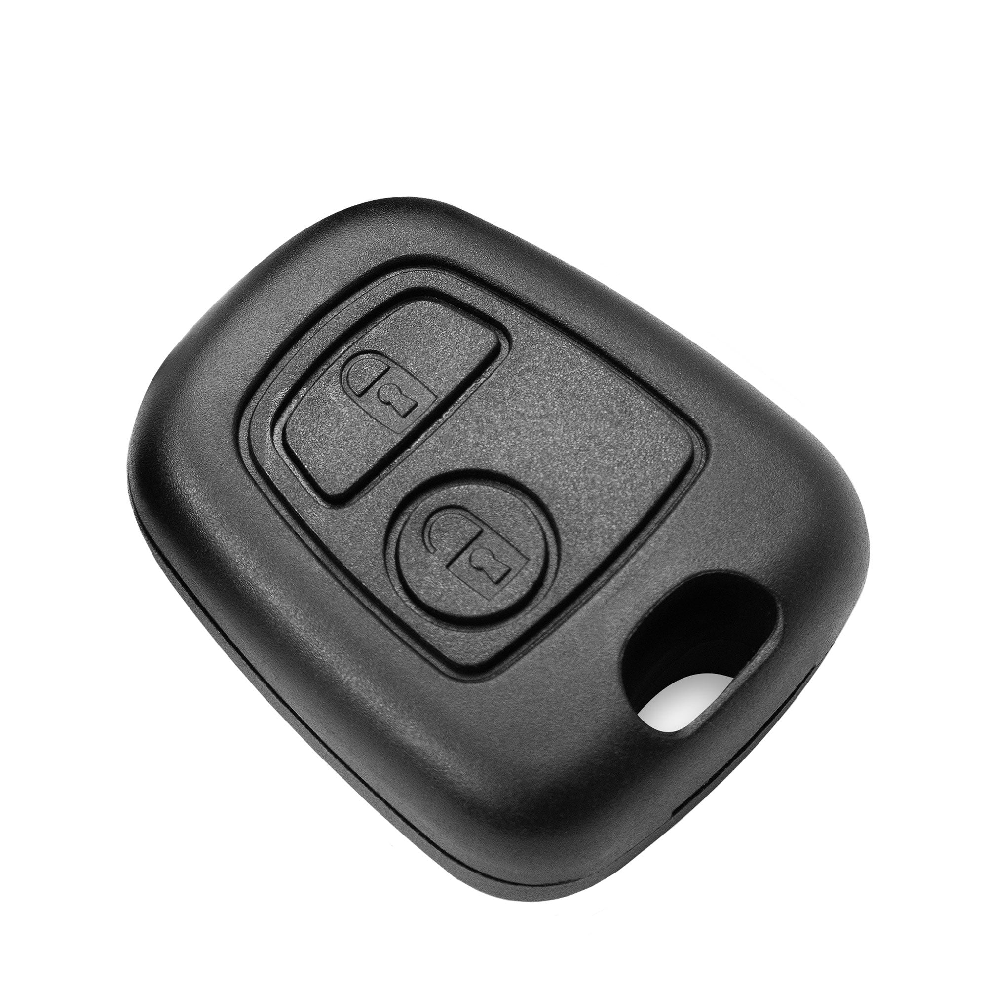Obudowa kluczyka Peugeot / Citroën / Toyota – 2 przyciski wersja bez grotu | otwór 8,2 × 3 mm