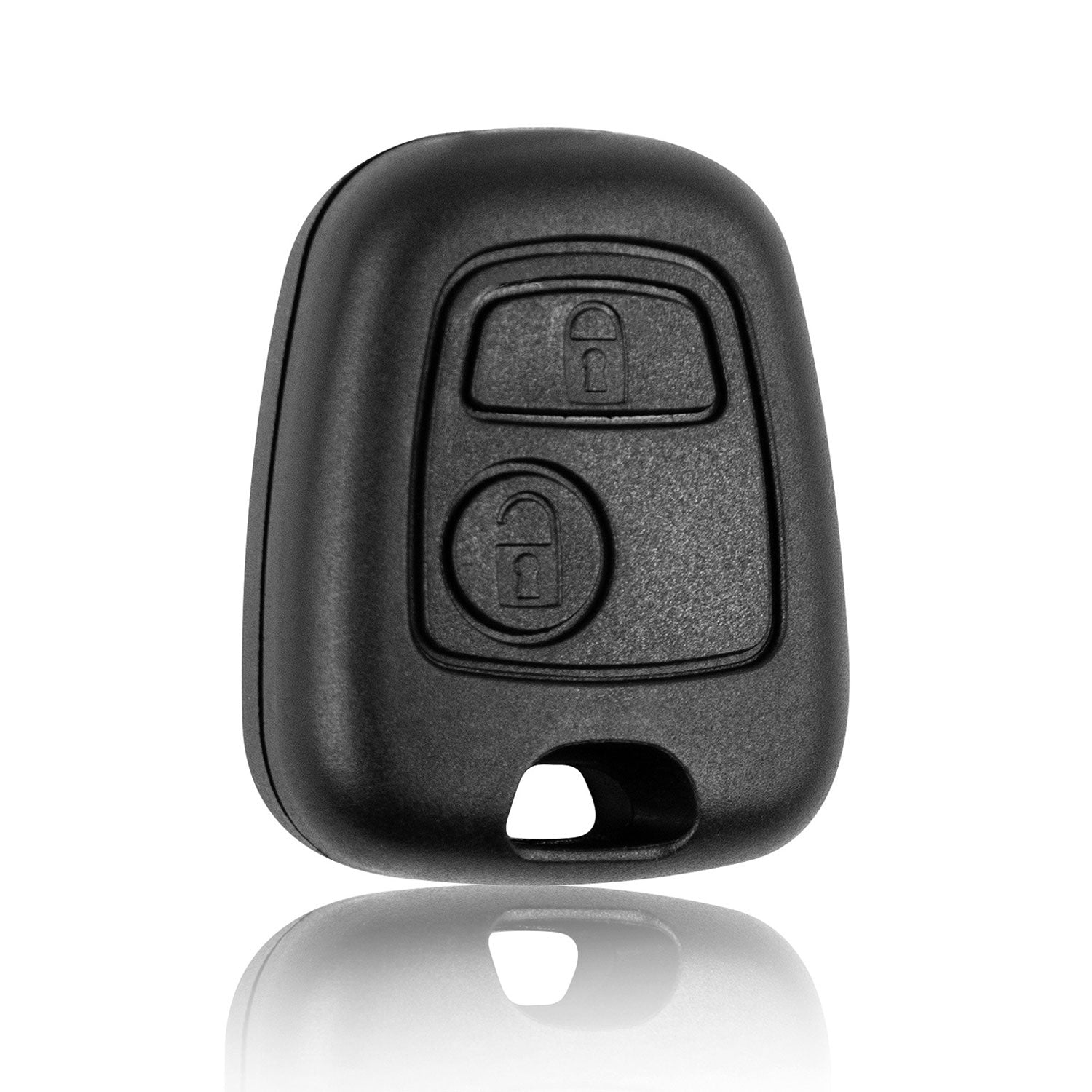 Obudowa kluczyka Peugeot / Citroën / Toyota – 2 przyciski wersja bez grotu | otwór 8,2 × 3 mm