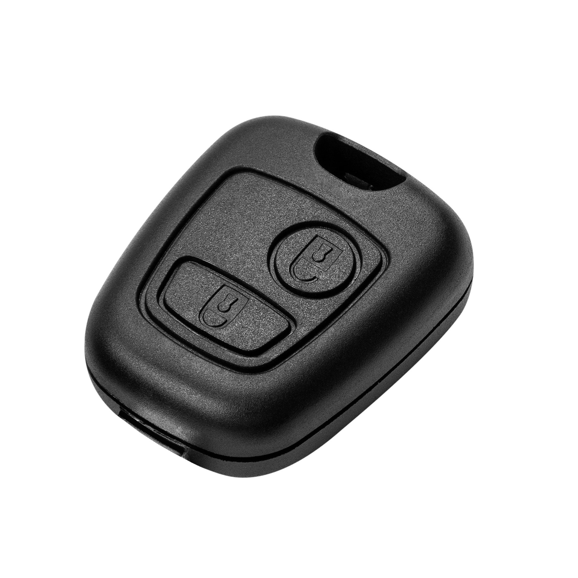 Peugeot / Citroën / Toyota key cover – 2 buttons, bladeless version | hole 9.5 × 2.5 mm