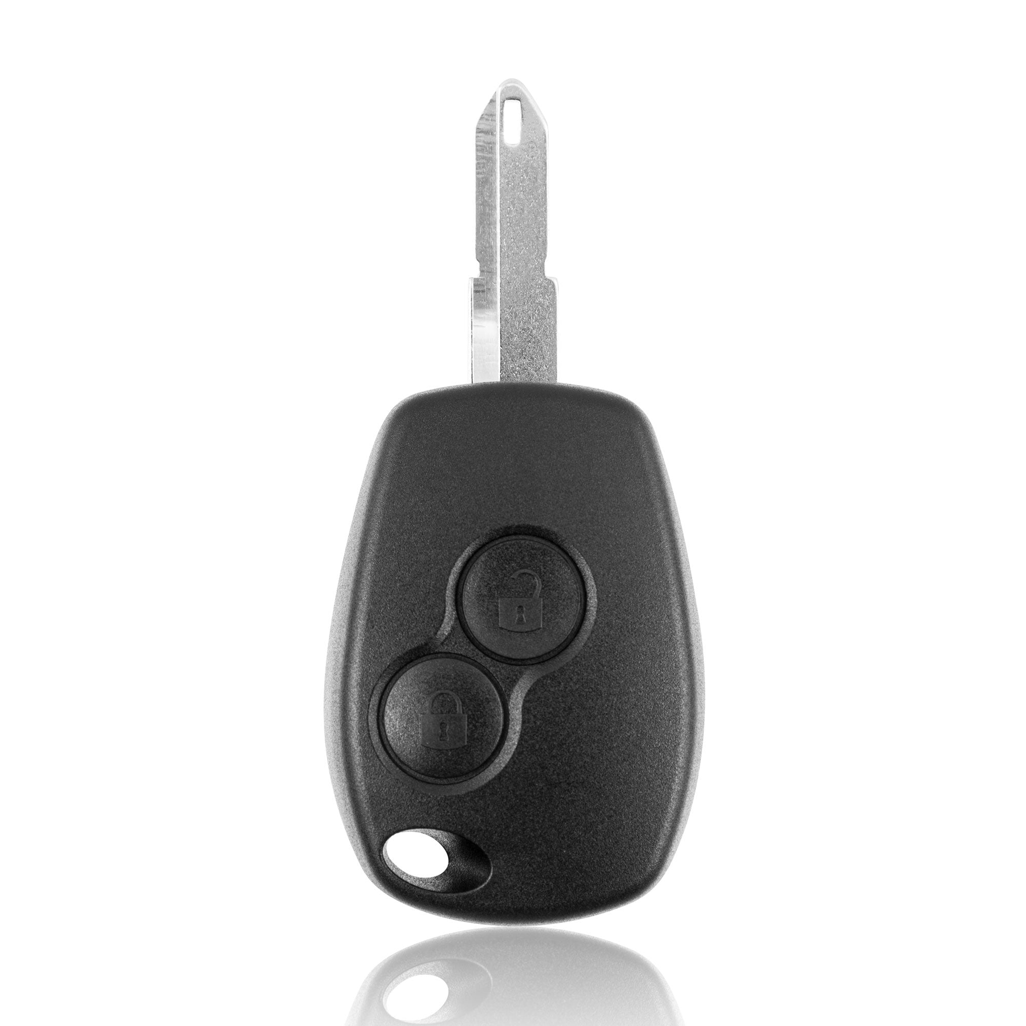 Renault / Dacia / Opel key cover – 2 buttons version with metal blade