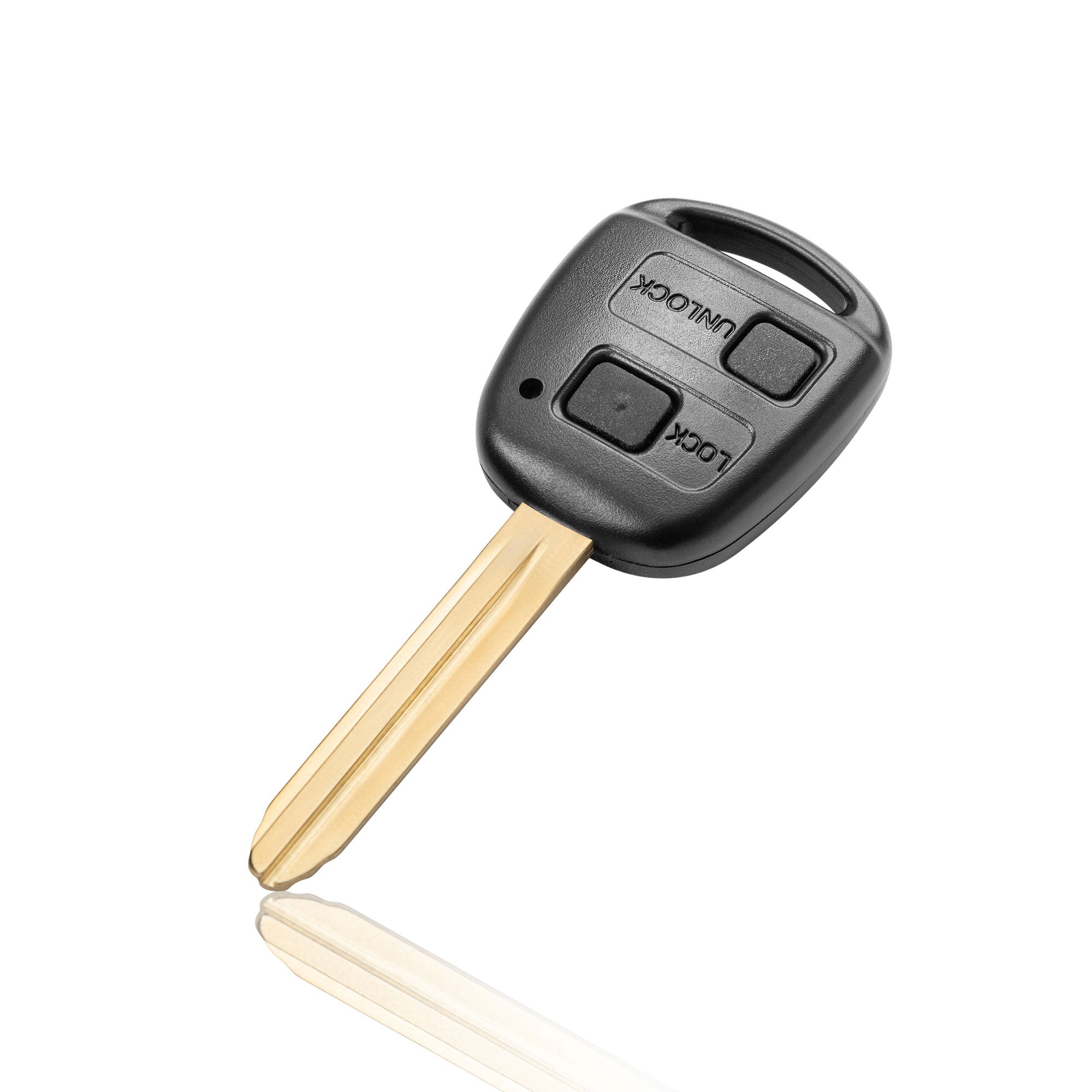 Toyota-Schlüsselhülle – 2-Tasten-Version mit Metallbart TOY43