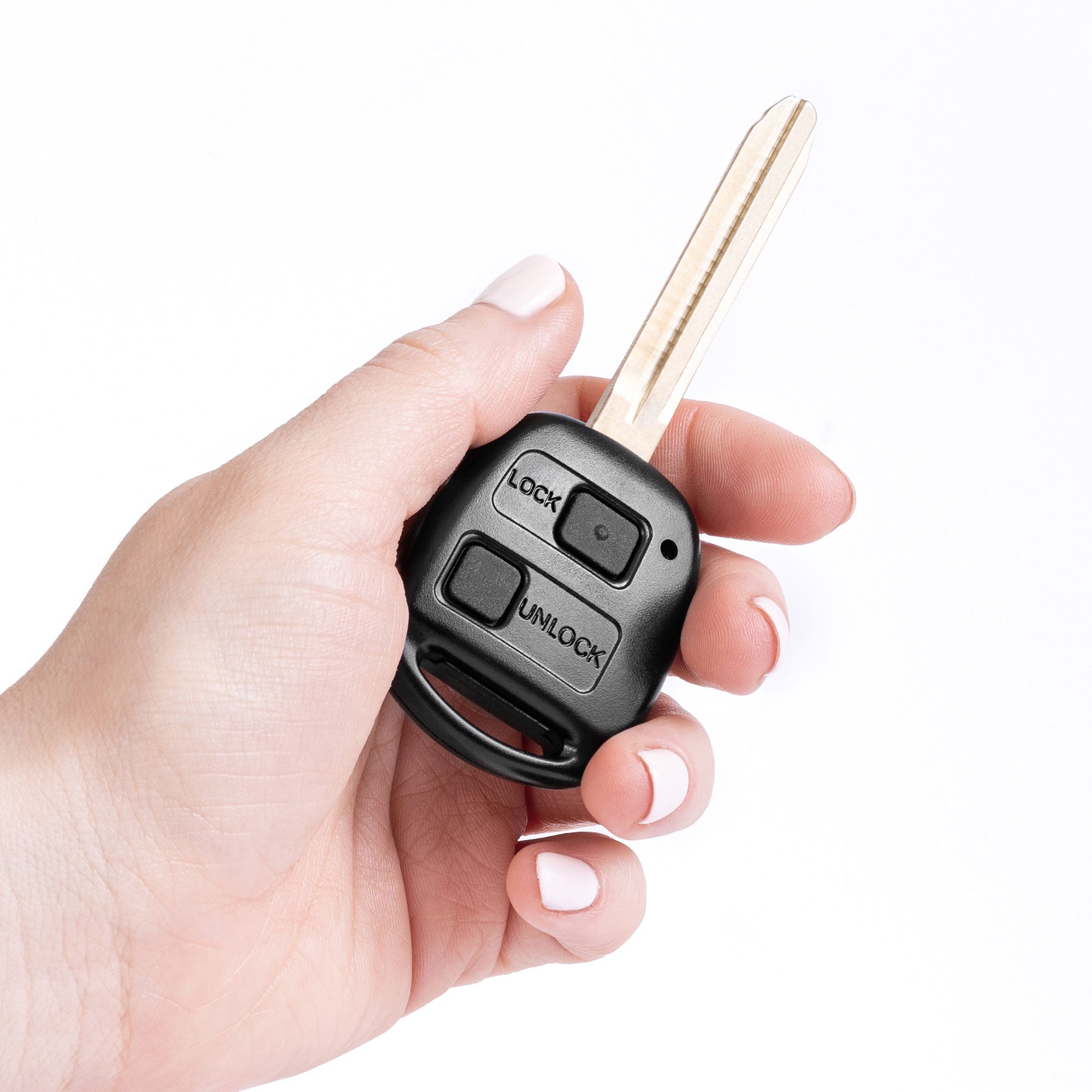 Obudowa kluczyka Toyota – 2 przyciski wersja z metalowym grotem TOY43