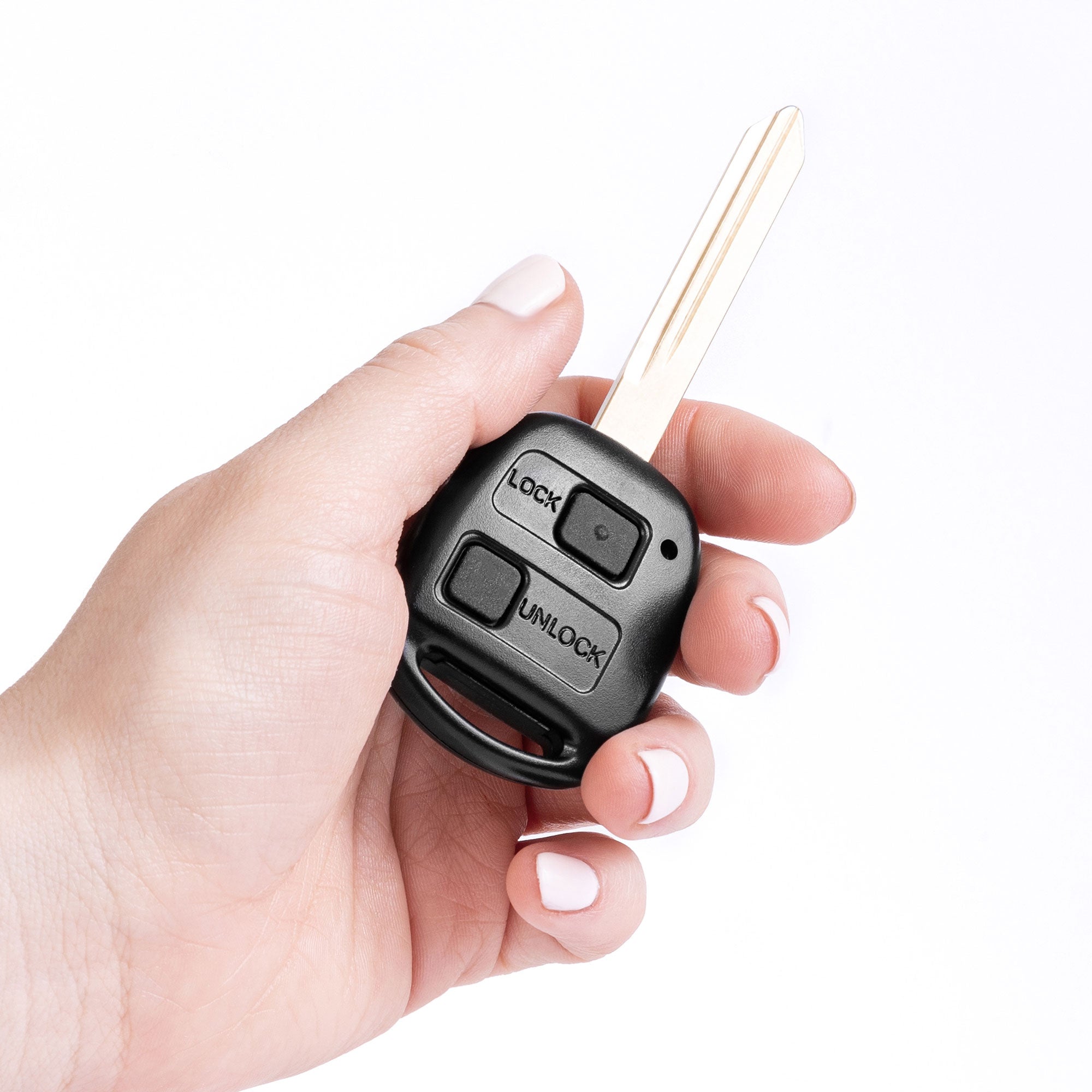 Obudowa kluczyka Toyota – 2 przyciski wersja z metalowym grotem TOY47