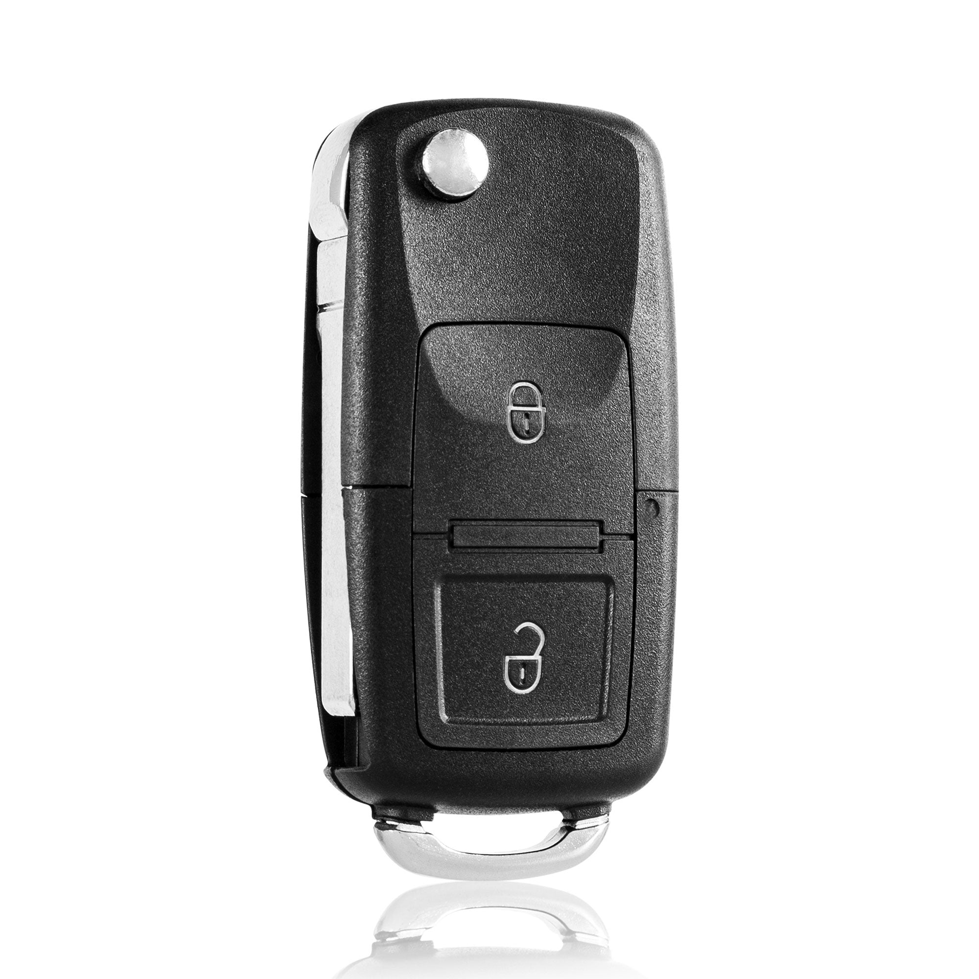 Obudowa kluczyka Volkswagen / Skoda / Seat – 2 przyciski | z grotem | LED pośrodku