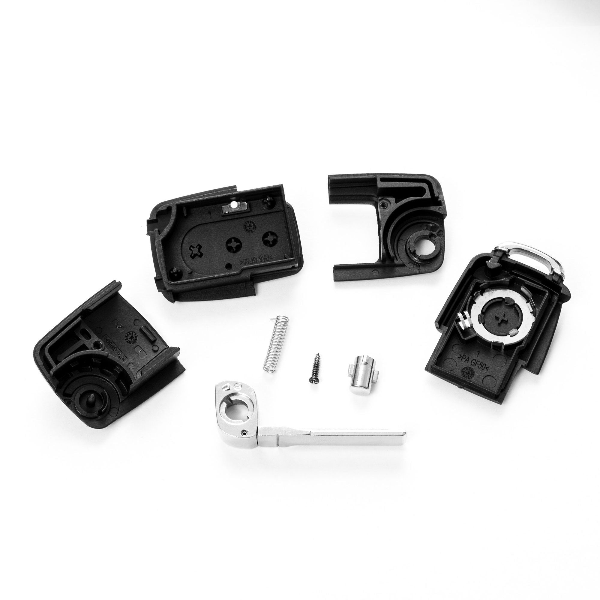 Key cover for Volkswagen / Skoda / Seat – 3 buttons | with blade | LED in the middle