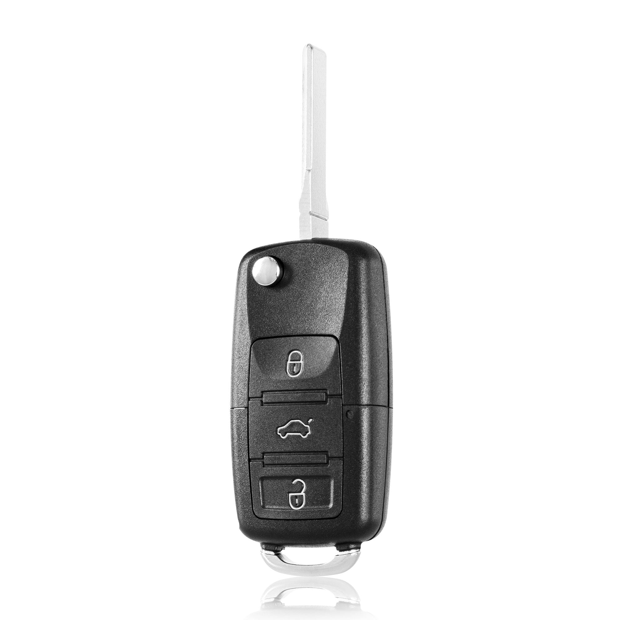 Key cover for Volkswagen / Skoda / Seat – 3 buttons | with blade | LED in the middle