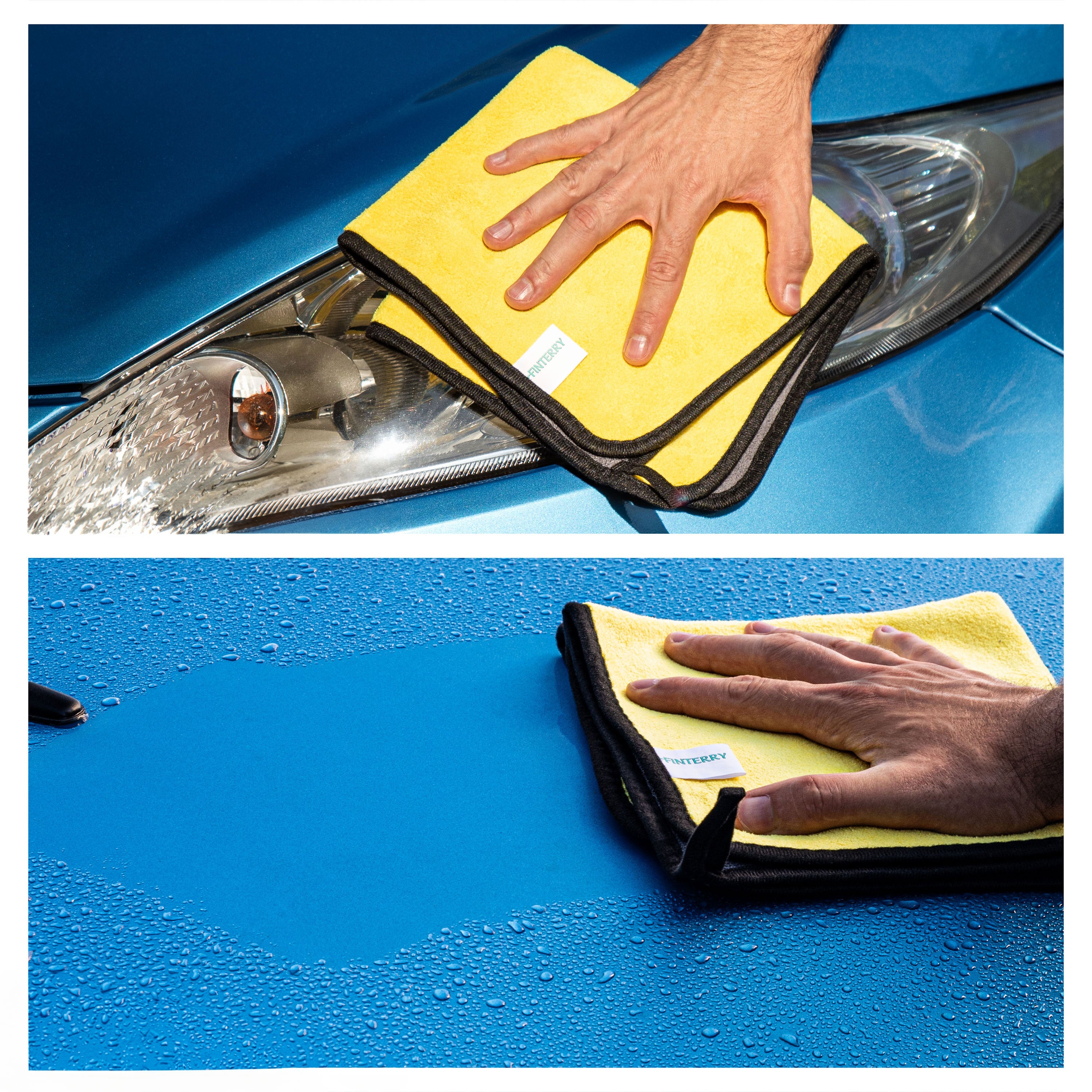 Microfiber car towel 40×40 cm – 600 GSM