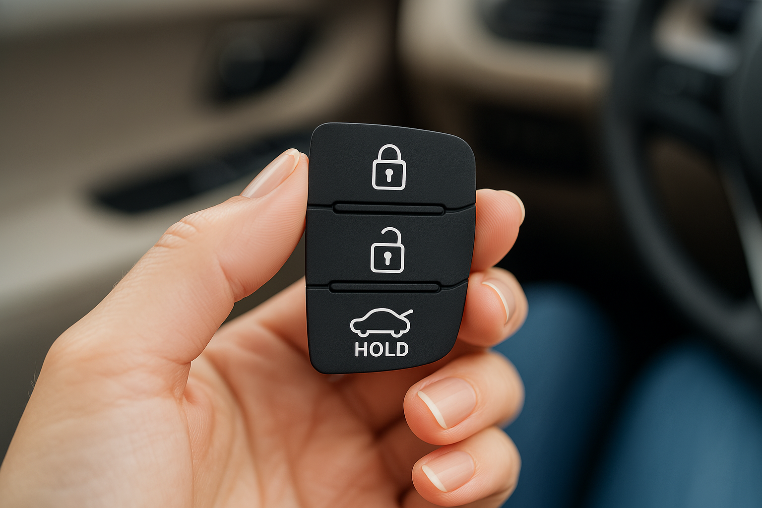 Hyundai Remote Control Button Rubbers – 3 Buttons