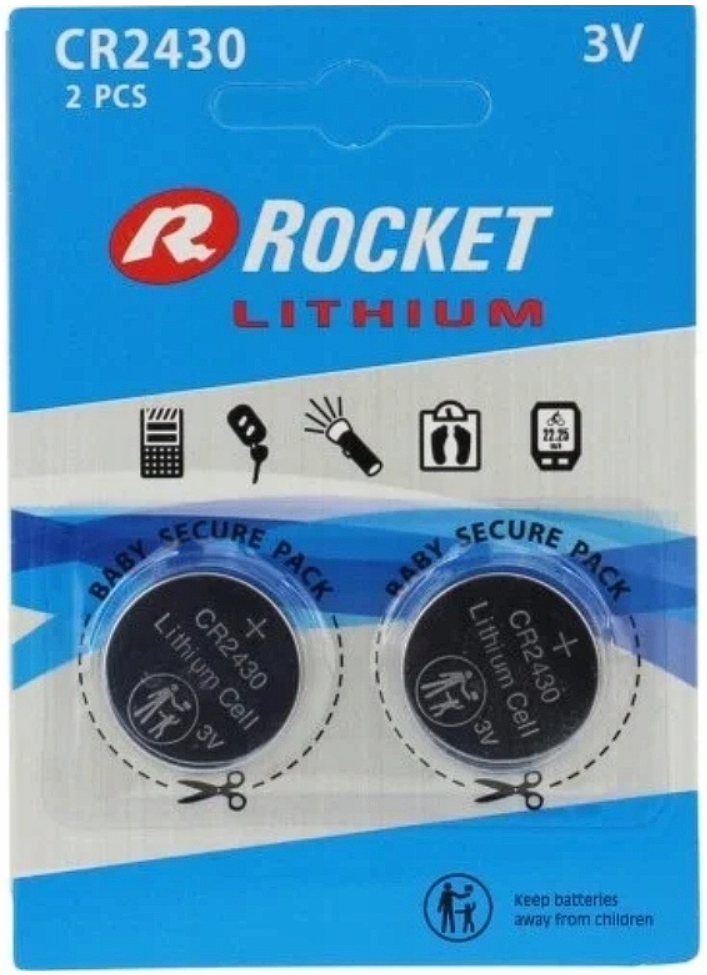 Bateria Litowa Guzikowa CR2430 2szt.