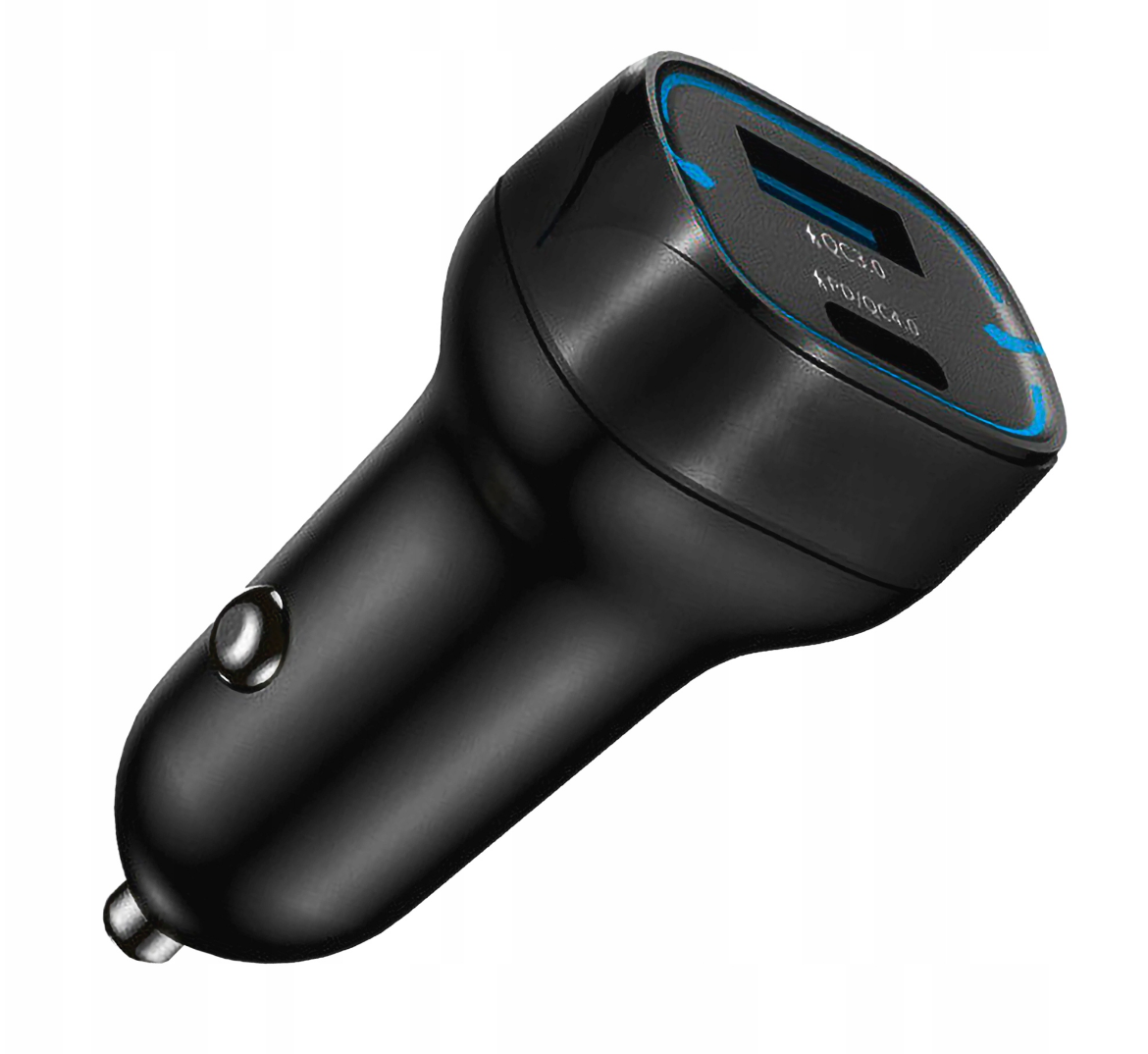 Ładowarka Samochodowa QC 38W USB-A USB-C