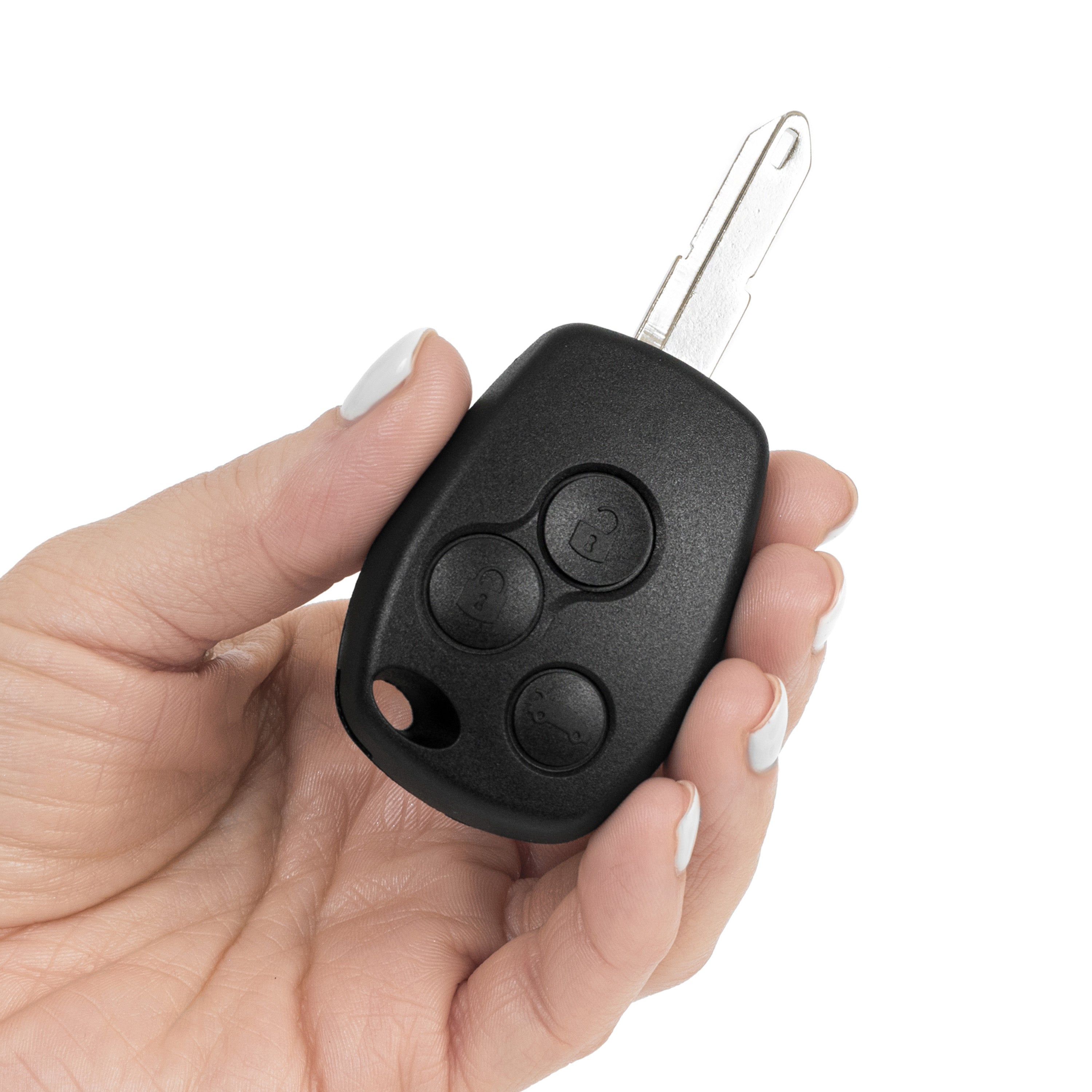 Obudowa kluczyka Renault – 3 przyciski | z metalowym grotem