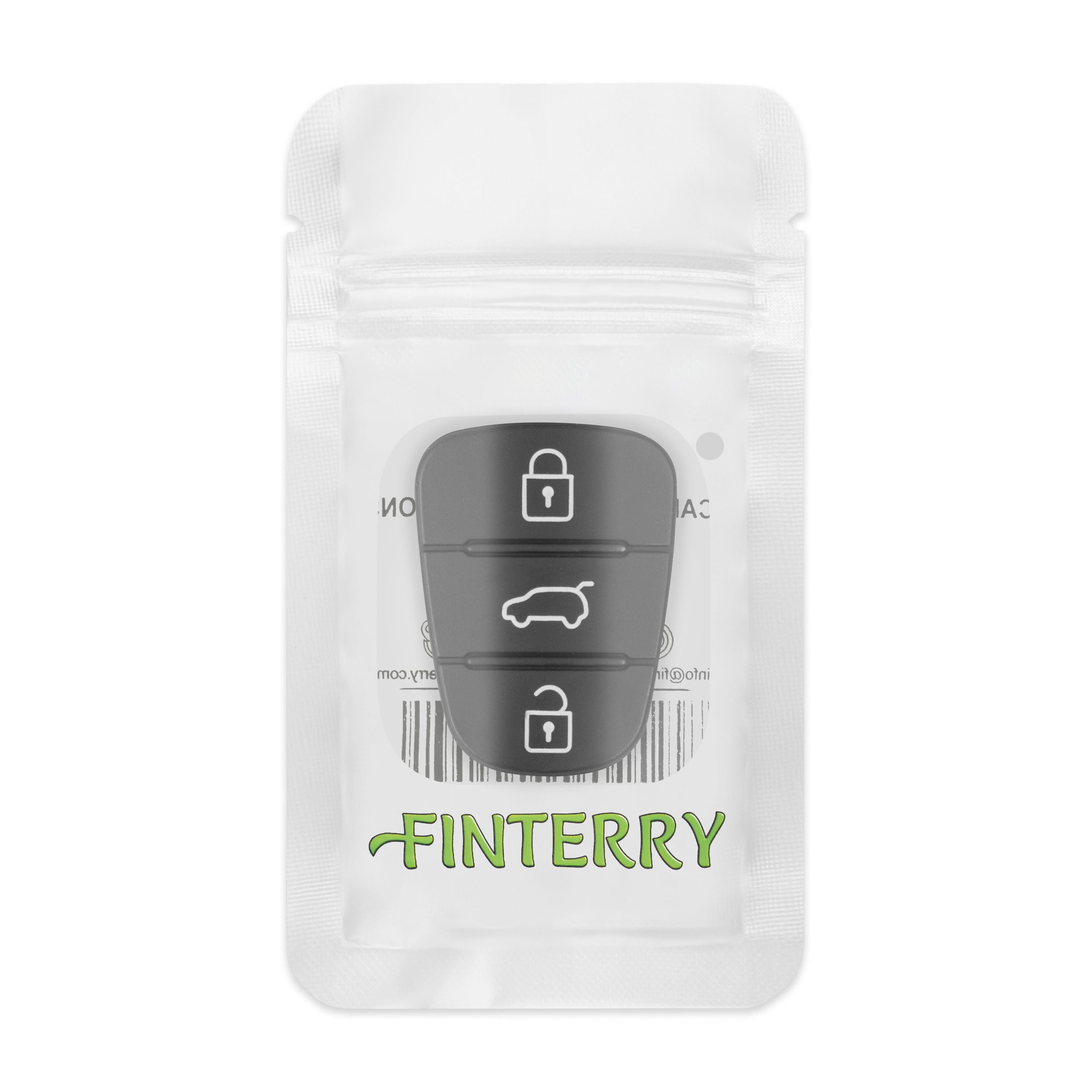 Kia / Hyundai key button rubbers - 3 buttons