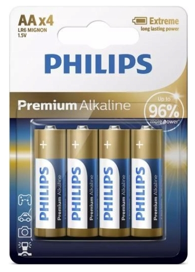Bateria Philips Premium Alkaline AA Zestaw 4szt.