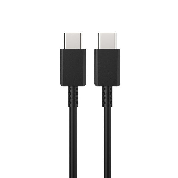 Kabel USB-C do USB-C 60W 3A PD 1 m czarny – złącza