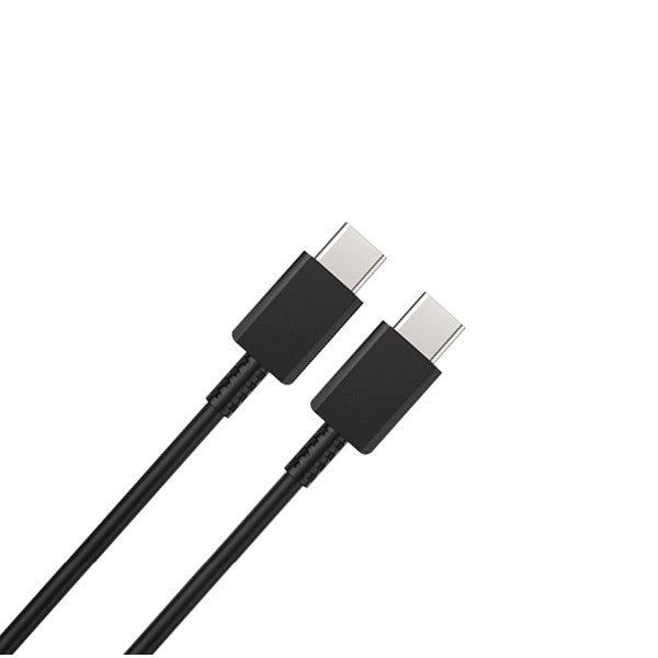 Kabel USB-C do USB-C 60W 3A PD 1 m czarny – widok przewodu