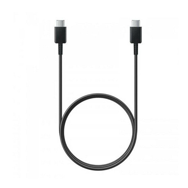 Kabel USB-C do USB-C 60W 3A PD 1 m czarny – pełna długość