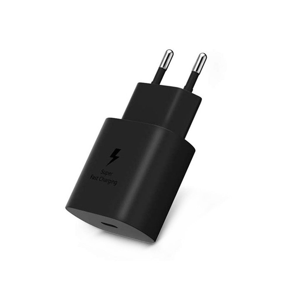 Ładowarka sieciowa USB-C 25W PD PPS czarna – widok 1