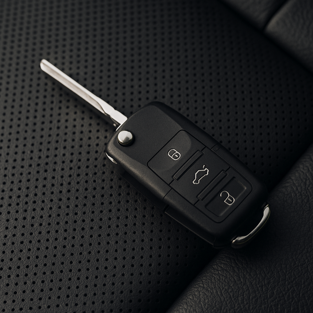 Key cover for Volkswagen / Skoda / Seat – 3 buttons | with blade | LED in the middle